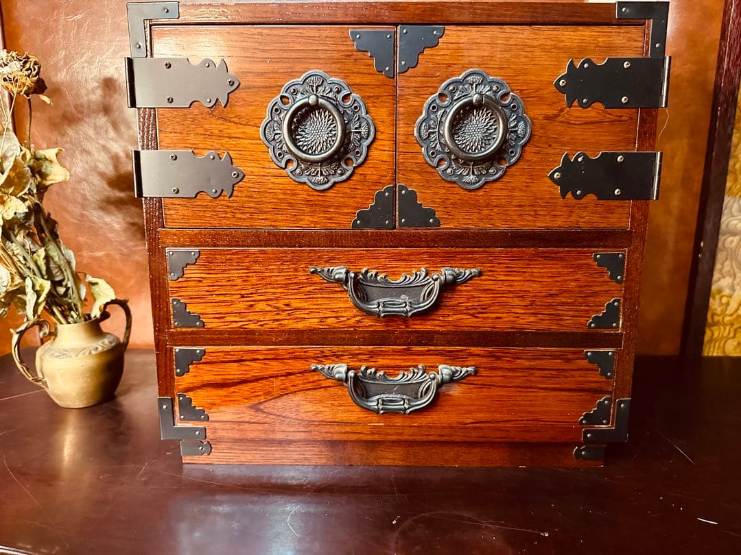 【民芸品】ビンテージ和風棚【昭和レトロ】