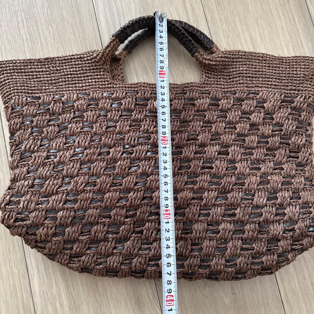 ヘレンカミンスキー　カゴバック　ブラウン