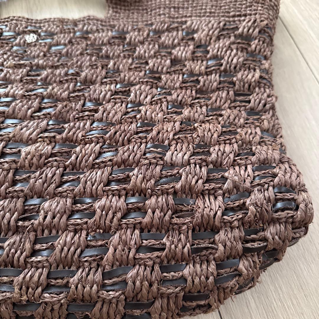 ヘレンカミンスキー　カゴバック　ブラウン