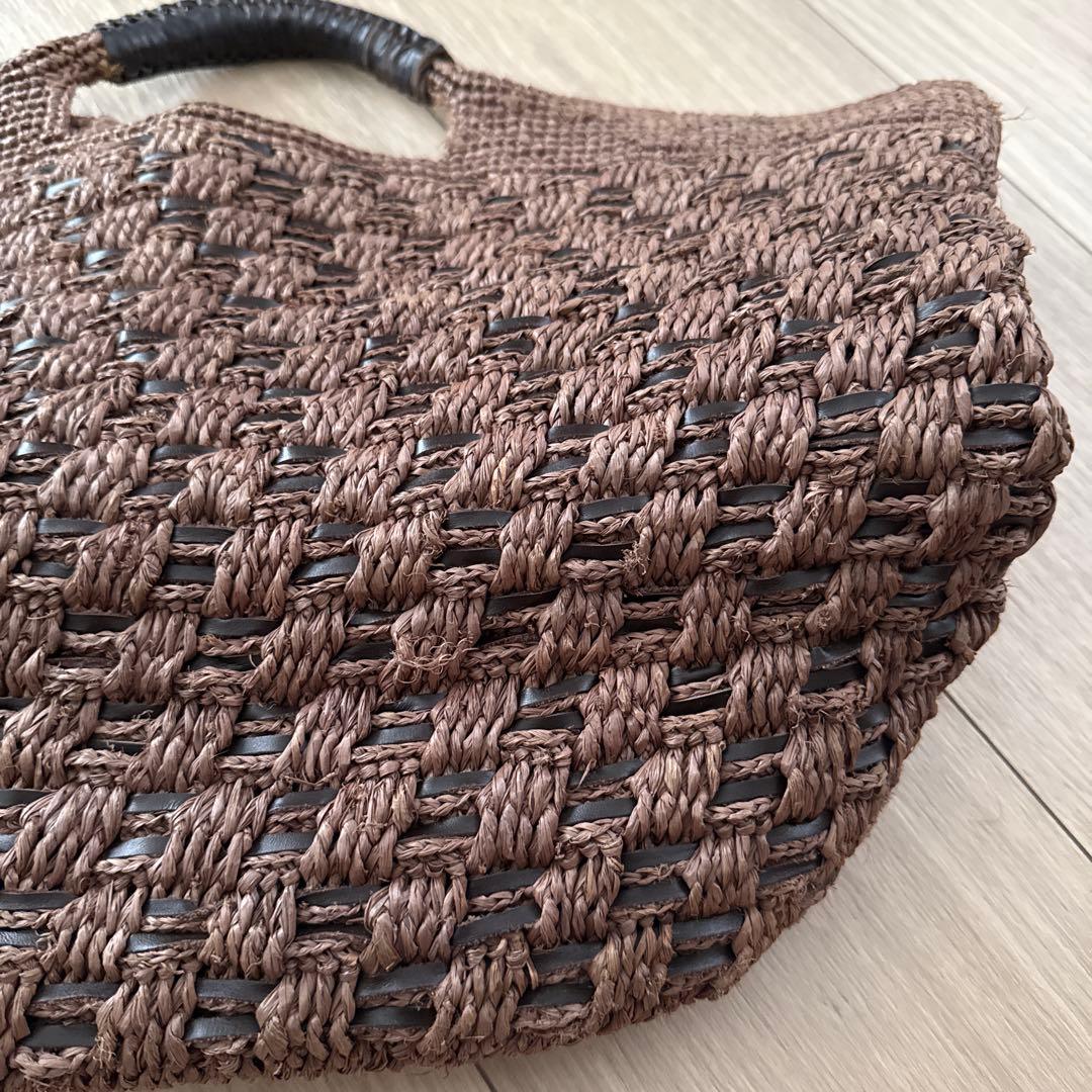 ヘレンカミンスキー　カゴバック　ブラウン