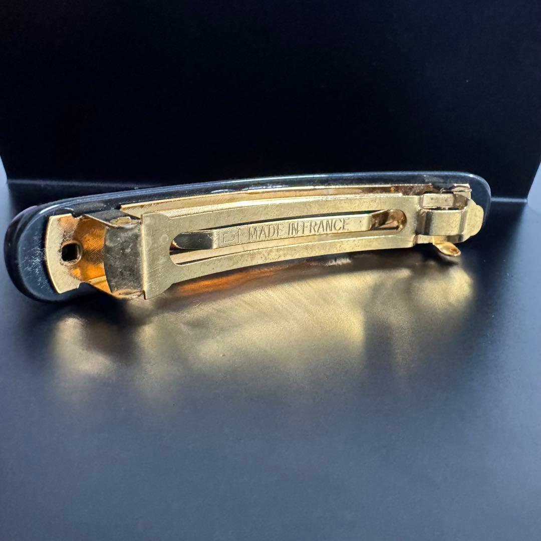 最終値下げ　希少　CHANEL シャネル　バレッタ　カメリア　ココマーク