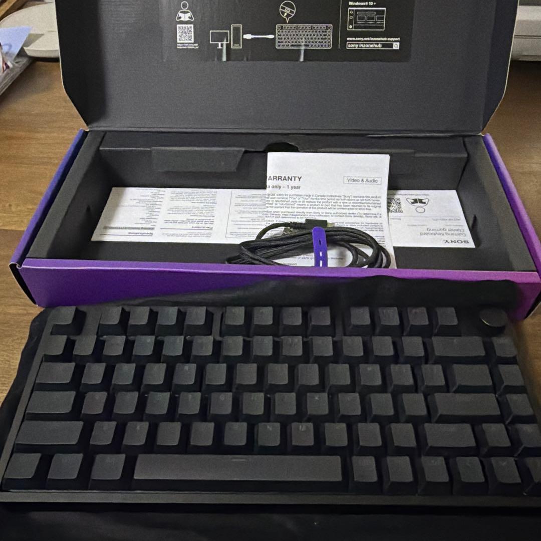 SONY INZONE KBD-H75 ゲーミングキーボード