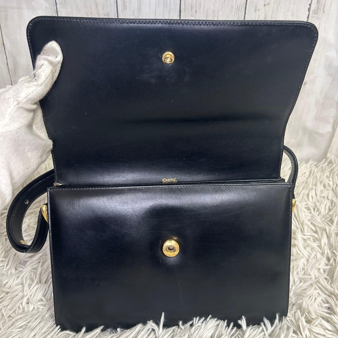 GUCCI ヴィンテージ レザー ワンハンド バッグ ショルダーバッグ
