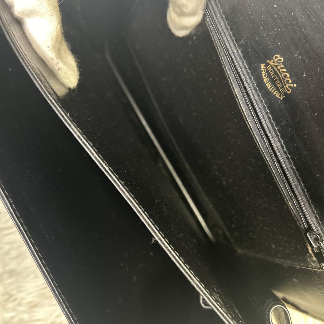 GUCCI ヴィンテージ レザー ワンハンド バッグ ショルダーバッグ