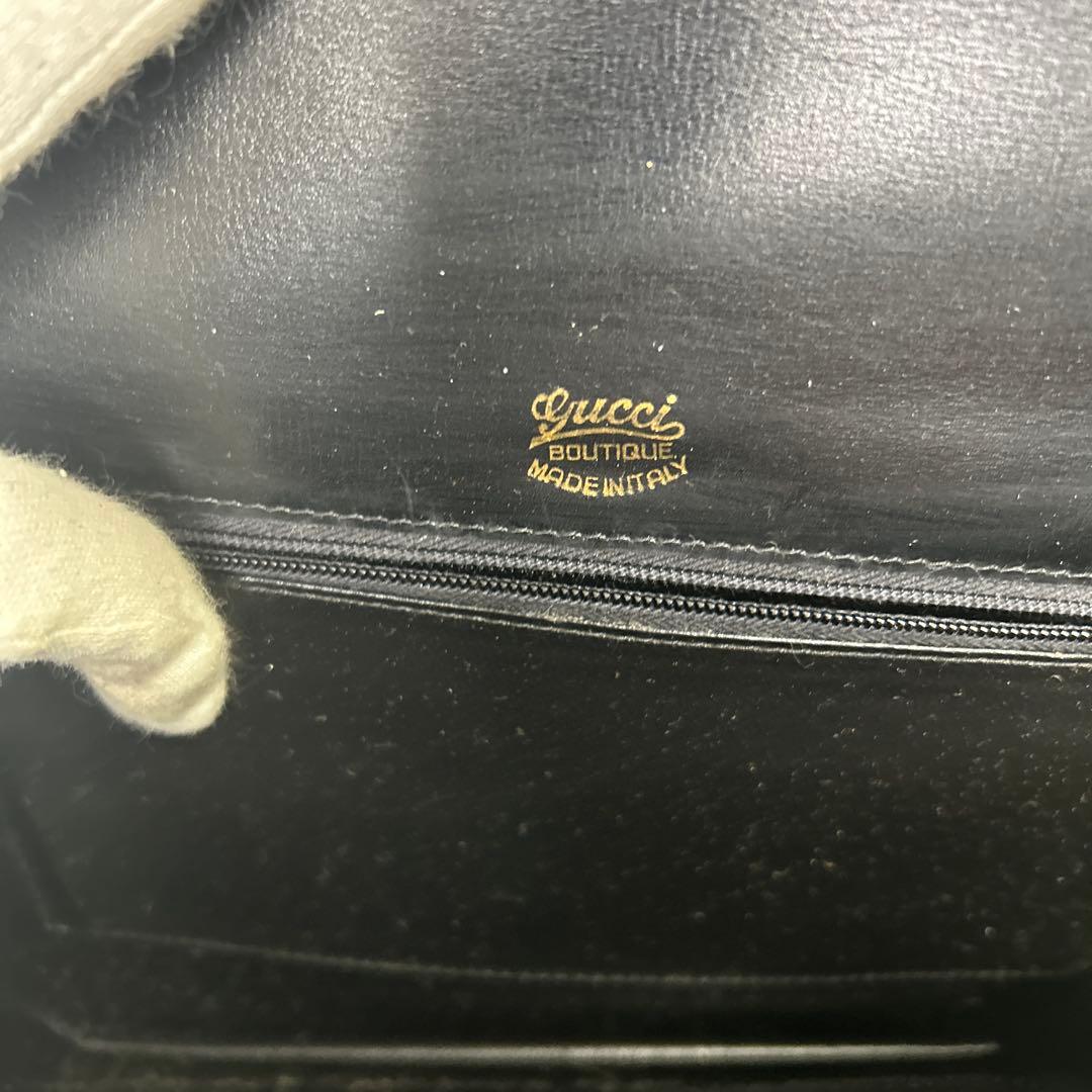 GUCCI ヴィンテージ レザー ワンハンド バッグ ショルダーバッグ