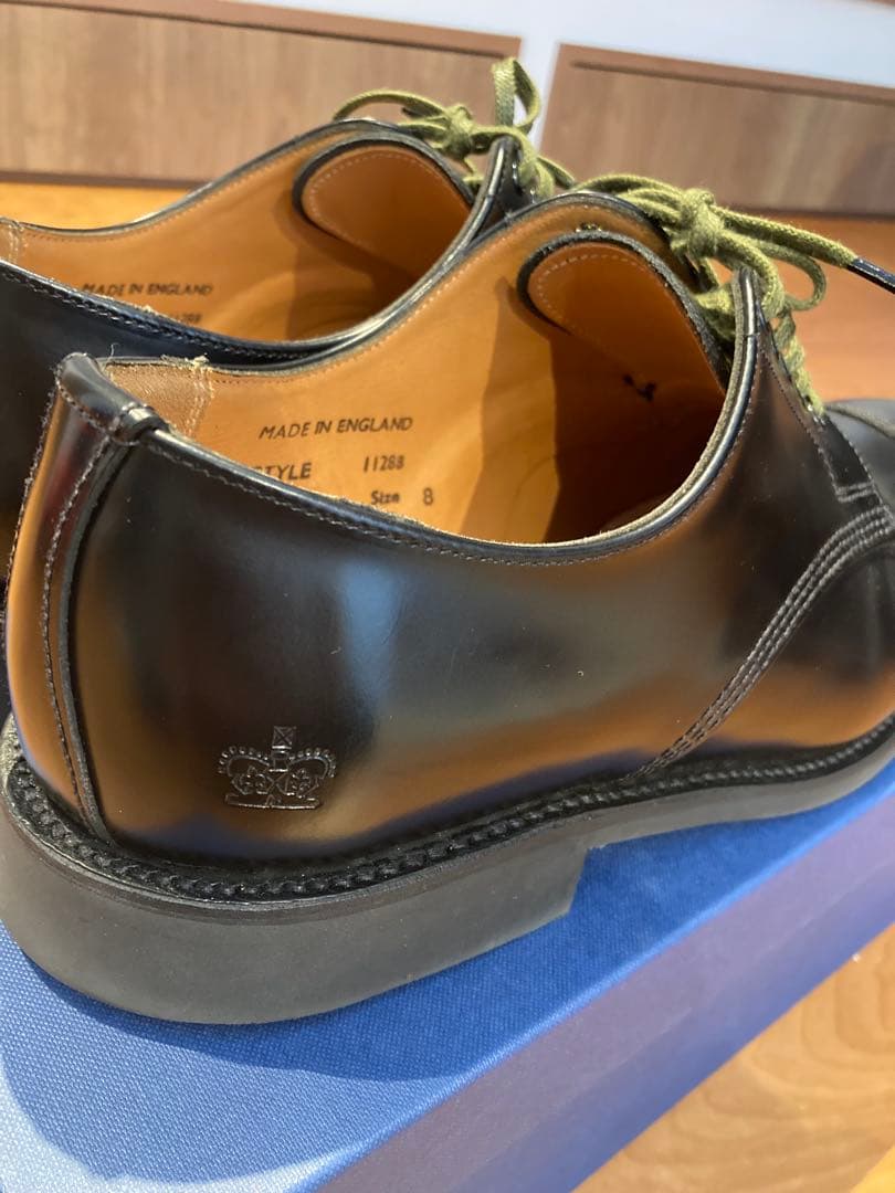 売り切り最終値下げ 新品UK8 サンダースミリタリーダービーシューズ 27㎝