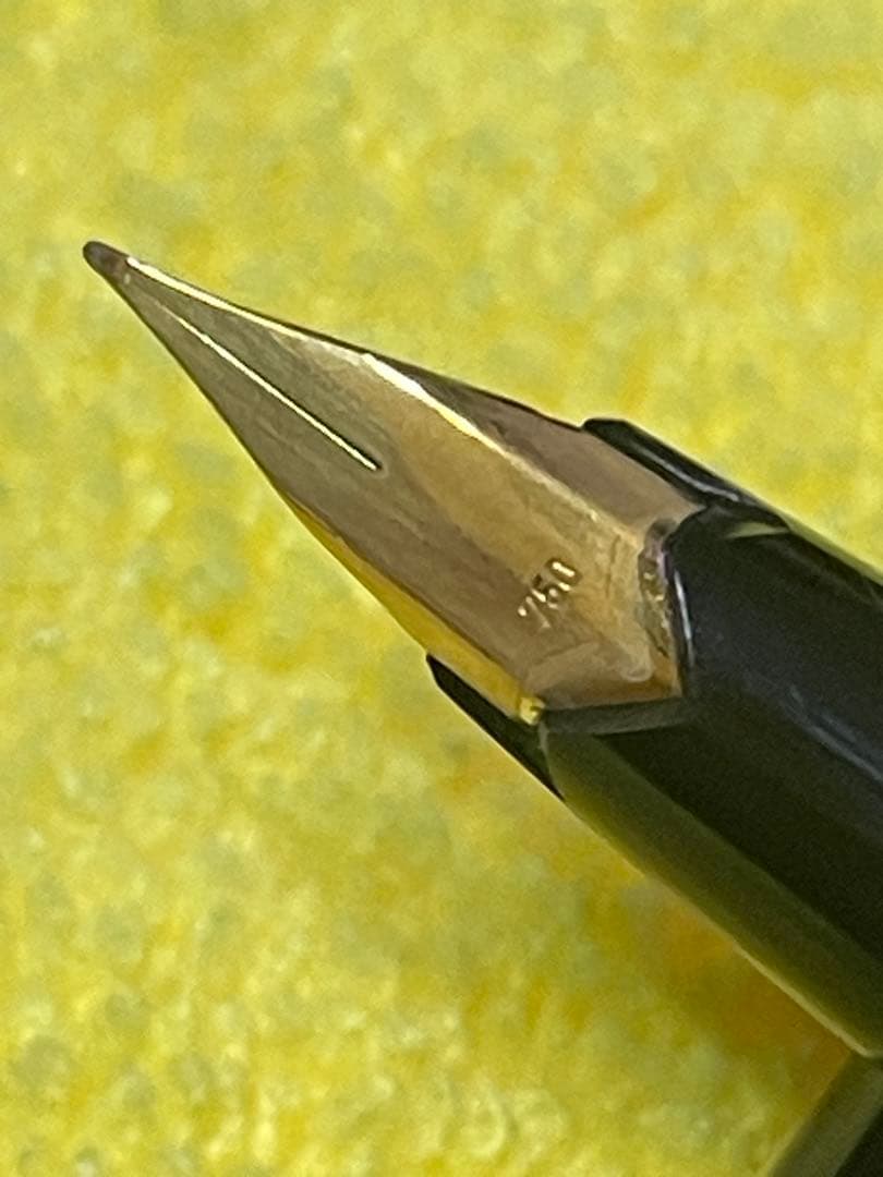 MONT BLANC 万年筆 F（細字）121 ペン先 K18 750 18金