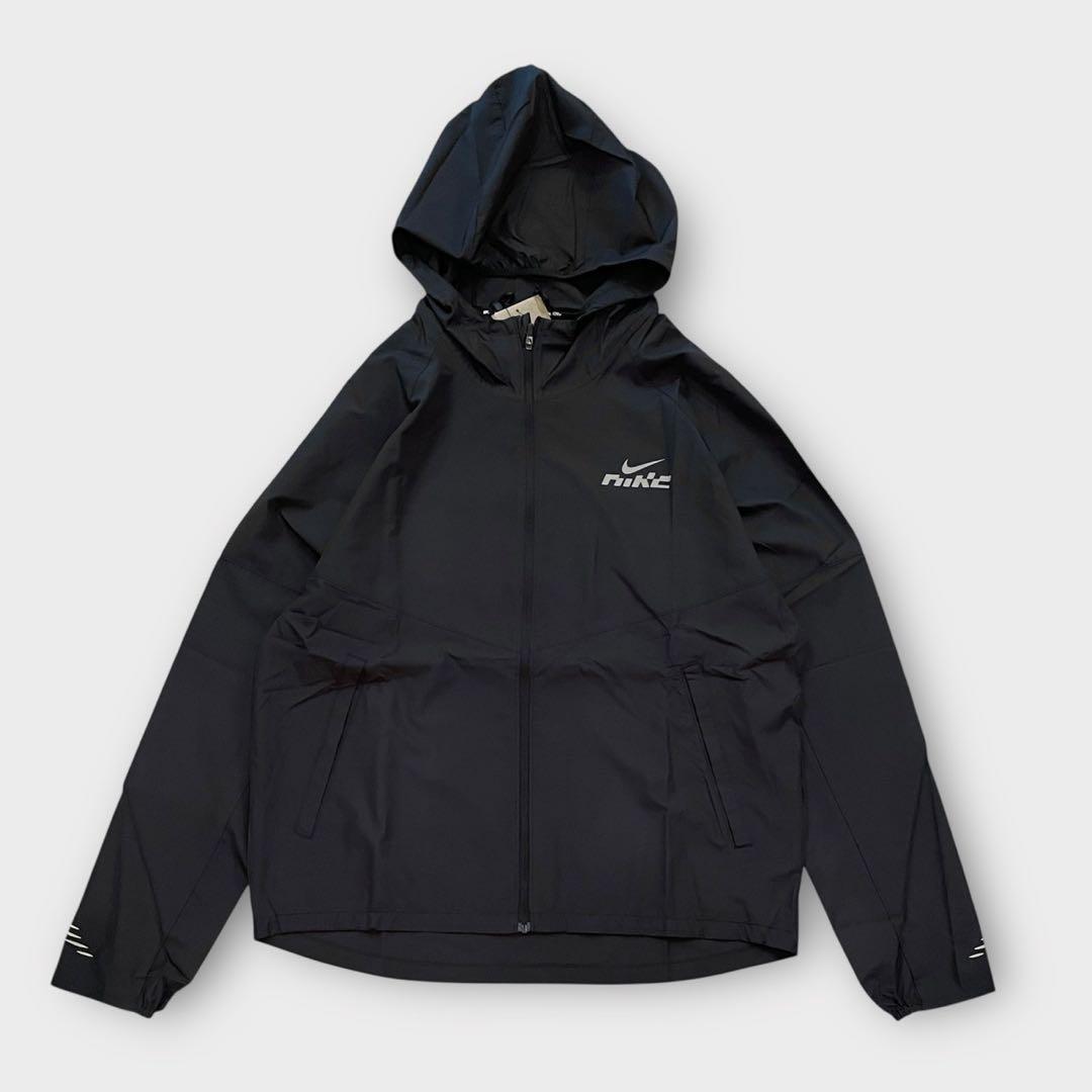 ナイキ　ランニングウェア　上下セット　メンズ　S ブラック　ウィンドブレーカー