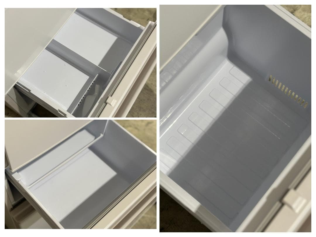 三菱電機 3ドア冷蔵庫 272L MR-CX27K-W 白 2024年製