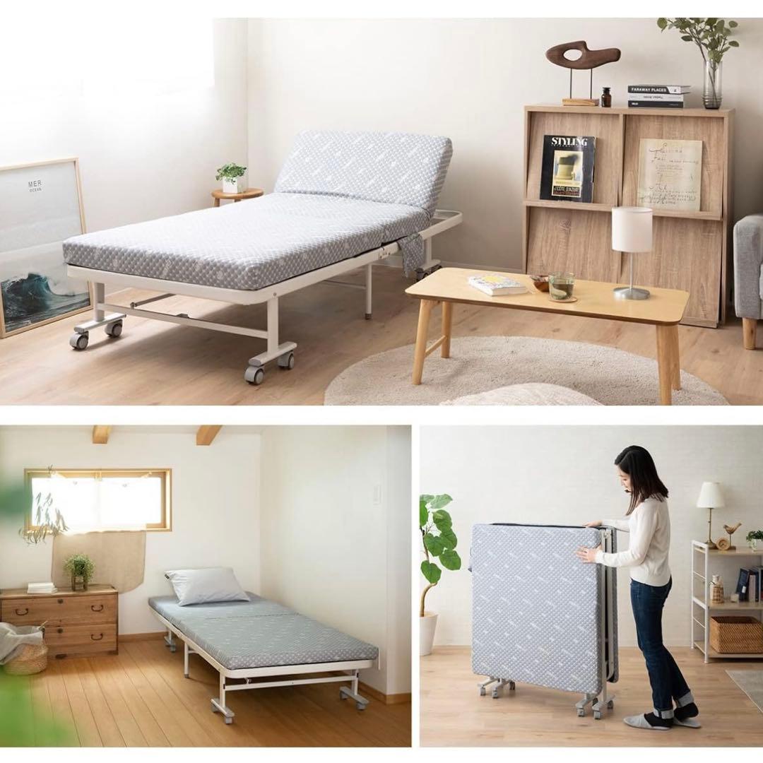 ks　　折り畳みベッド　シングル　リクライニング