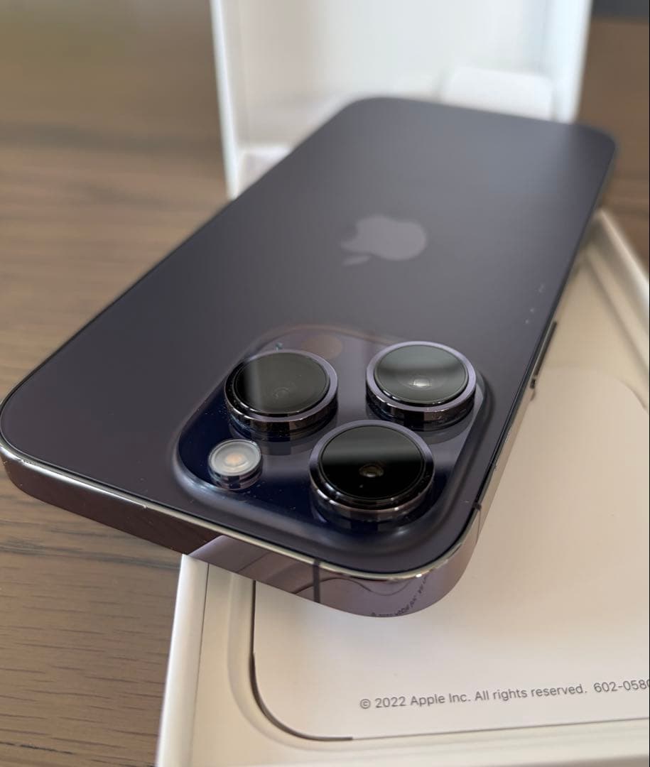 【美品】Apple ⭐︎ iPhone 14 Pro ディープパープル