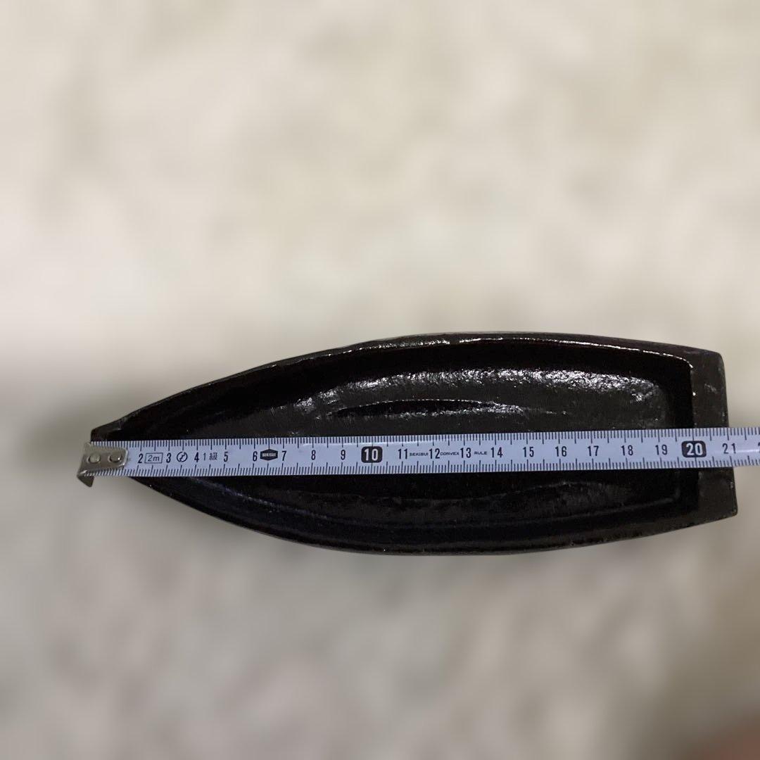 黒釉舟形向付　前菜皿　10客　新品未使用