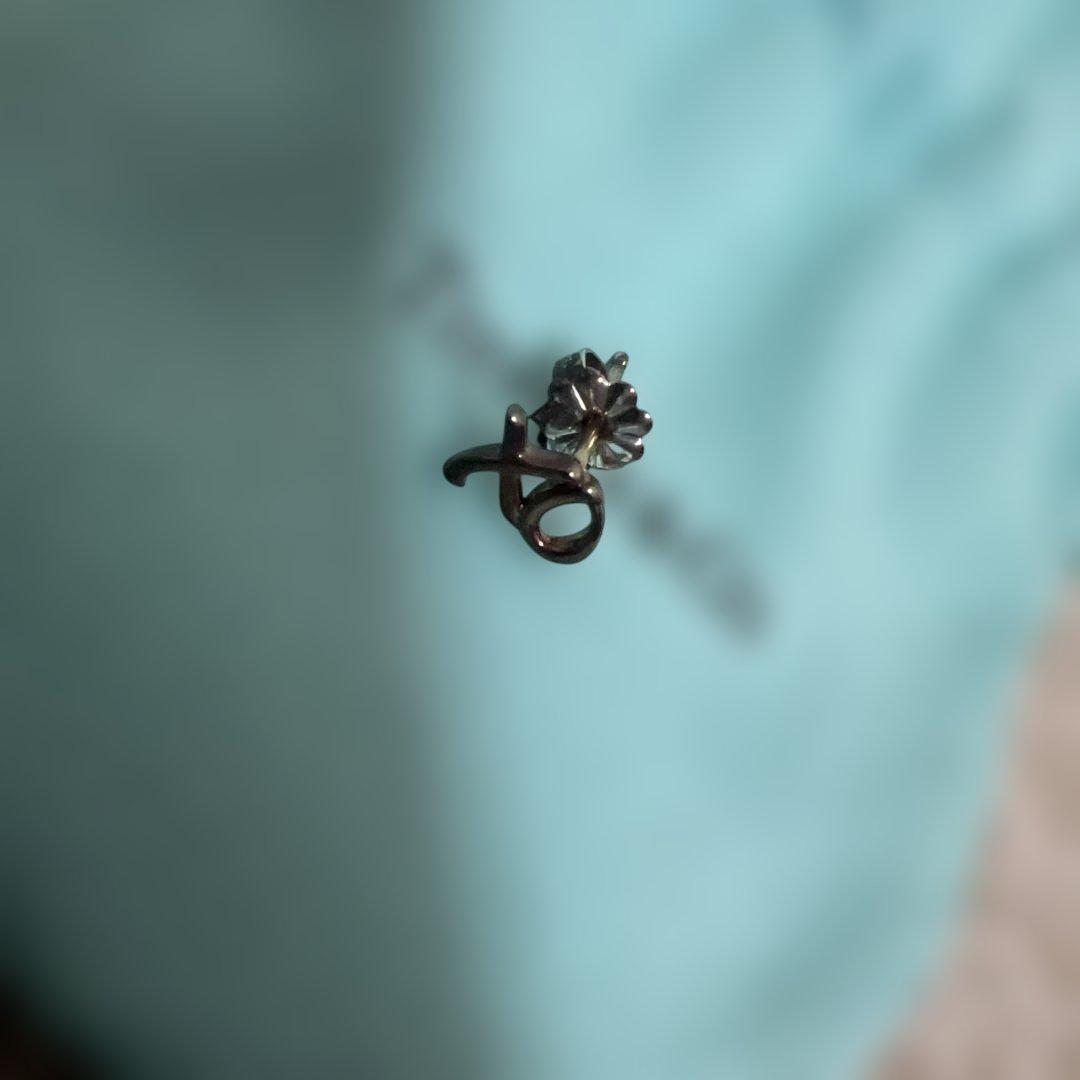 Tiffany ピアス　ラブ&キス　シルバー