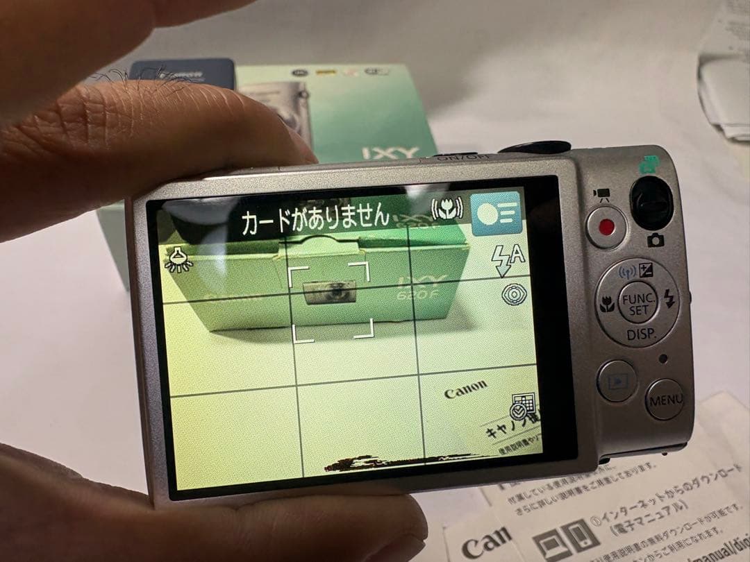 【ほぼ未使用】Canon IXY 620F デジタルカメラ【動作確認済】