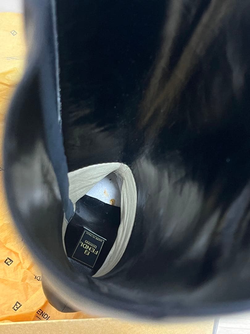 FENDI フェンディ　黒　ブラック　ロングブーツ　6.5