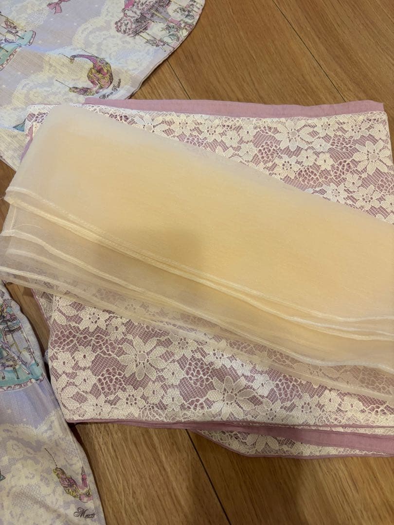 mezzo piano メリーゴランド柄浴衣　新品未使用　120cm