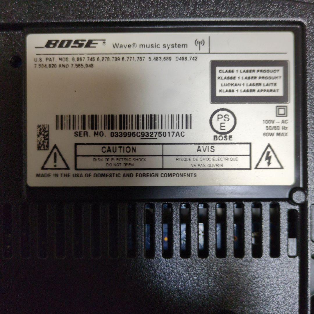 Bose Wave Music System美品完動品純正リモコン純正コード取説
