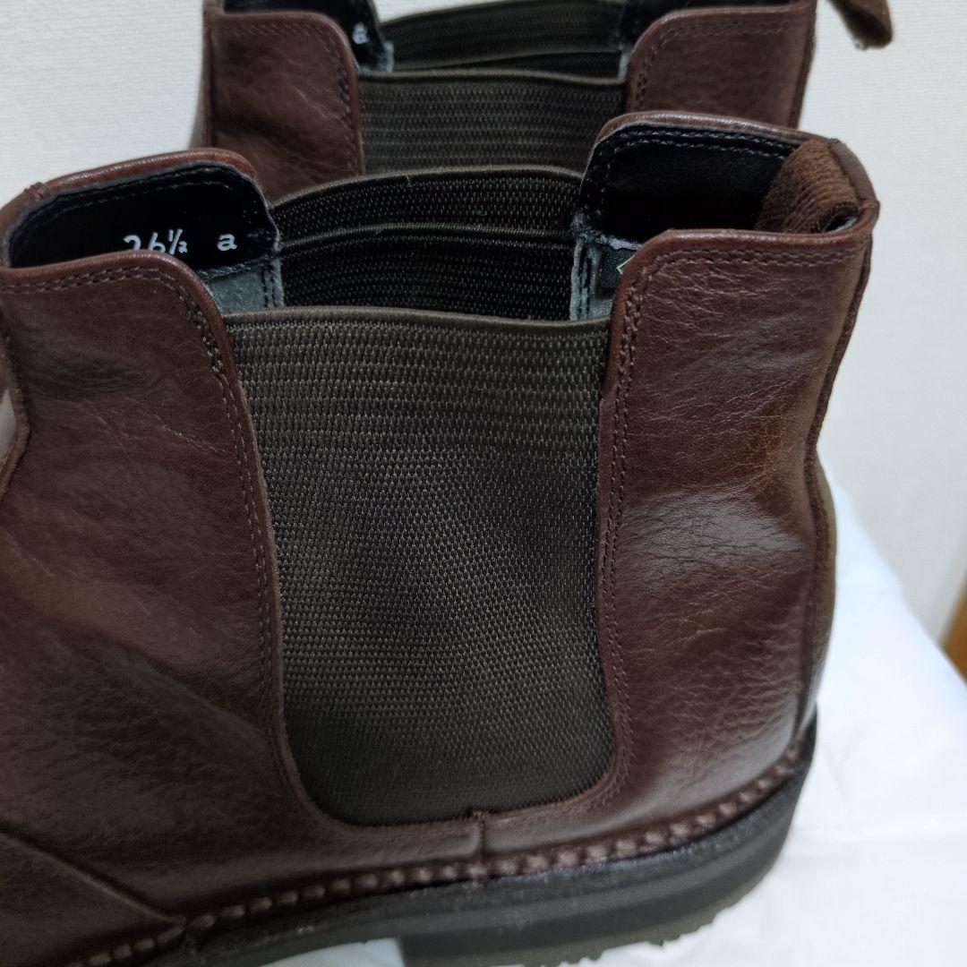 ブラウン サイドゴアブーツ 283サイズ