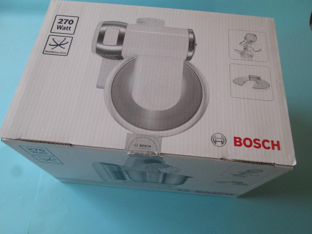 BOSCH　ボッシュコンパクトキッチンマシン　付属品元箱あり　パン・ケーキなどに