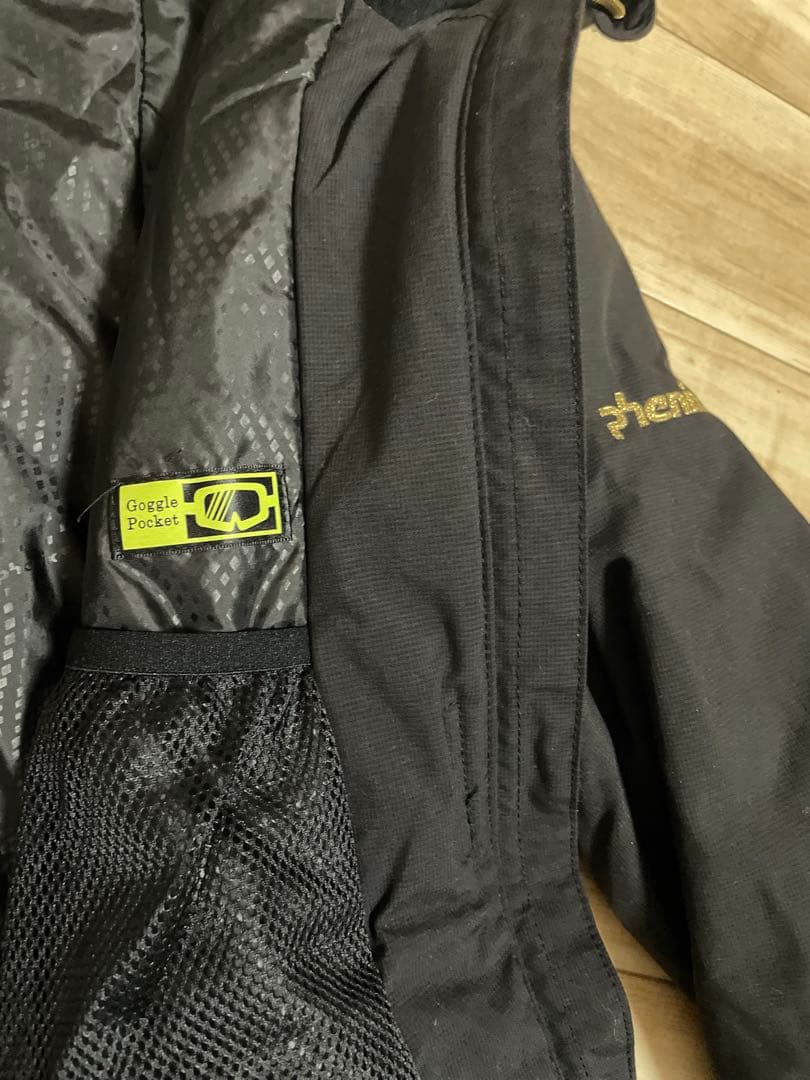 美品Phenix スノーボードウェアセット（黒・ピンク）L