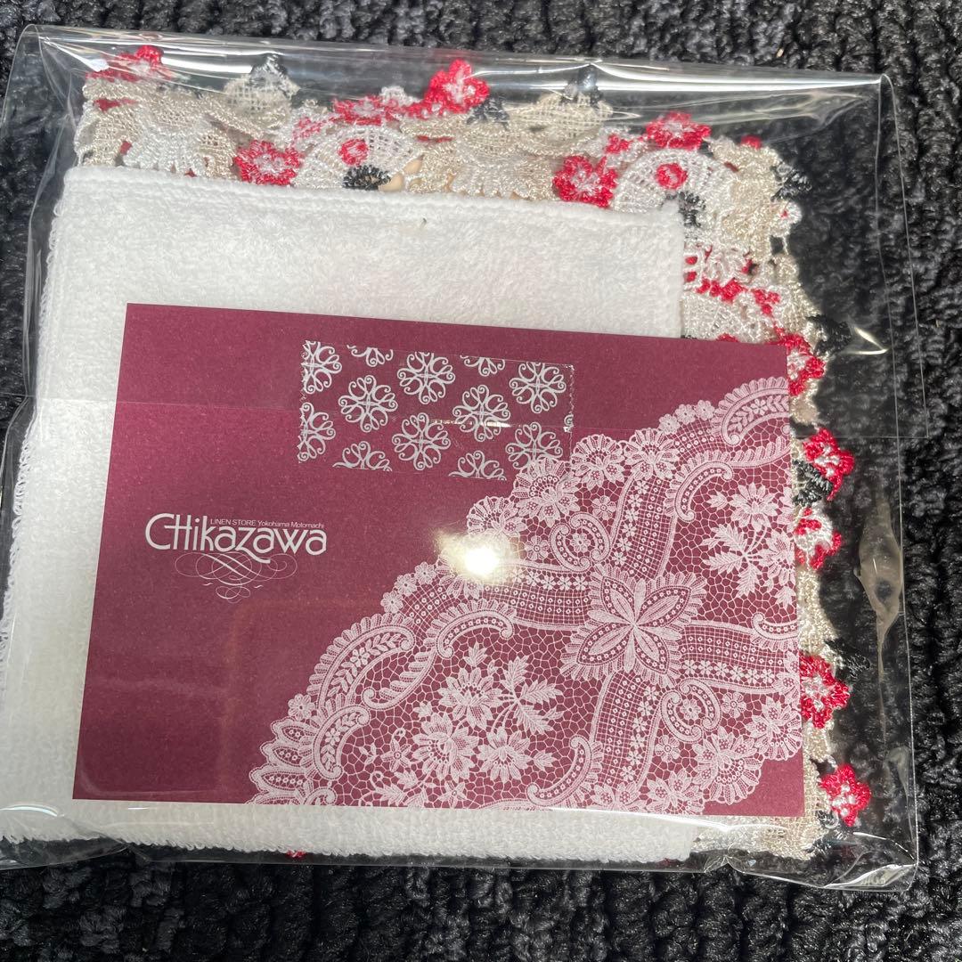 4点セット　専用新品⭐︎近沢レース　タオル　ハンカチ