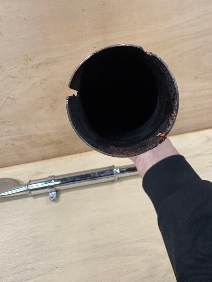 ハーレーショベルマフラー72年FLHにて使用