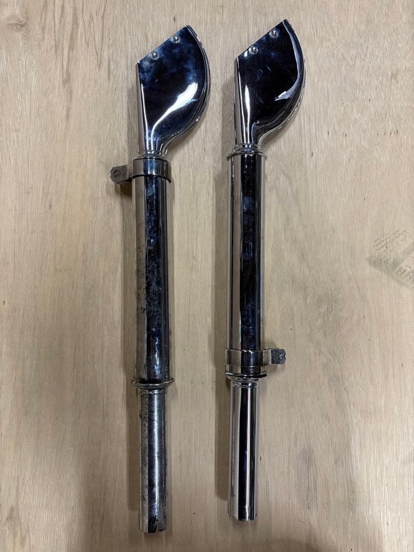 ハーレーショベルマフラー72年FLHにて使用