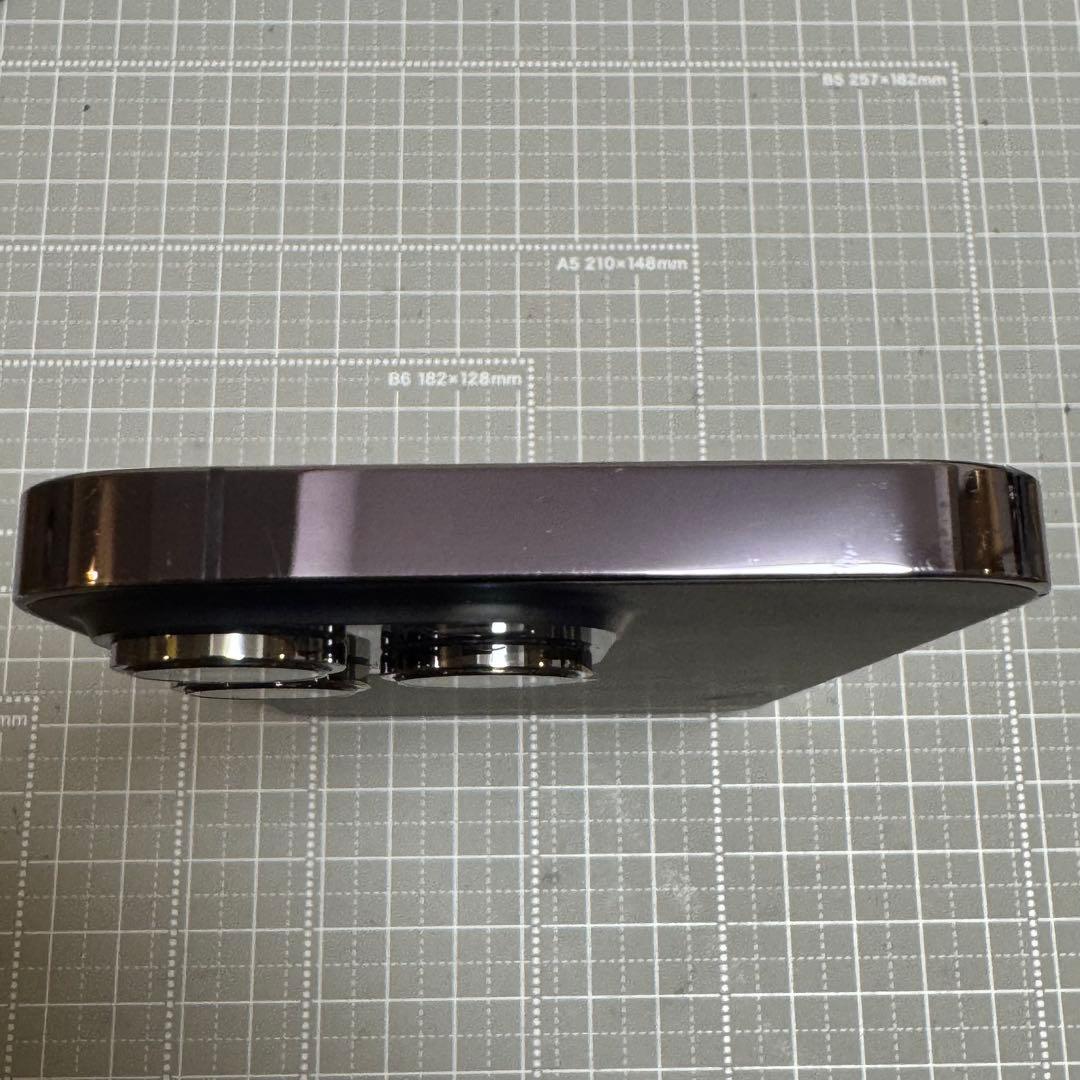 iPhone14 Pro 128GB ディープパープル 背面割れ