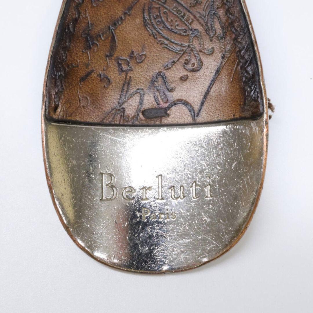 berluti ベルルッティ ブラウン カリグラフィ スクリット シューホーン