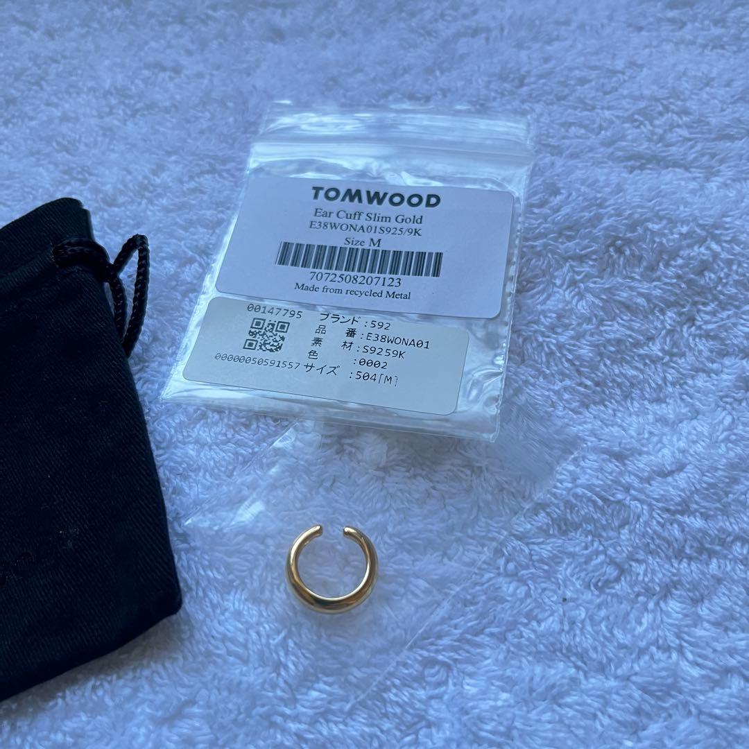 新品 TOMWOOD トムウッド イヤーカフ スリム ゴールド ピアス