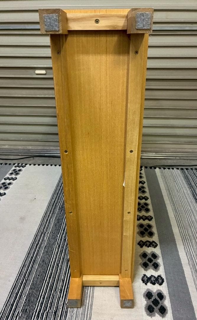 無印良品 オーク材薄型ラック・ワイド小・奥行22cm 廃盤品