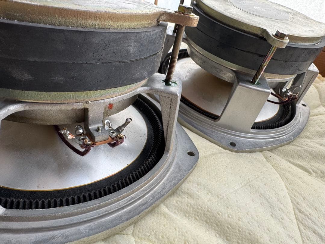 ！音出しOK！HITACHI L-205 スピーカーユニット！激レア！ペア 日立