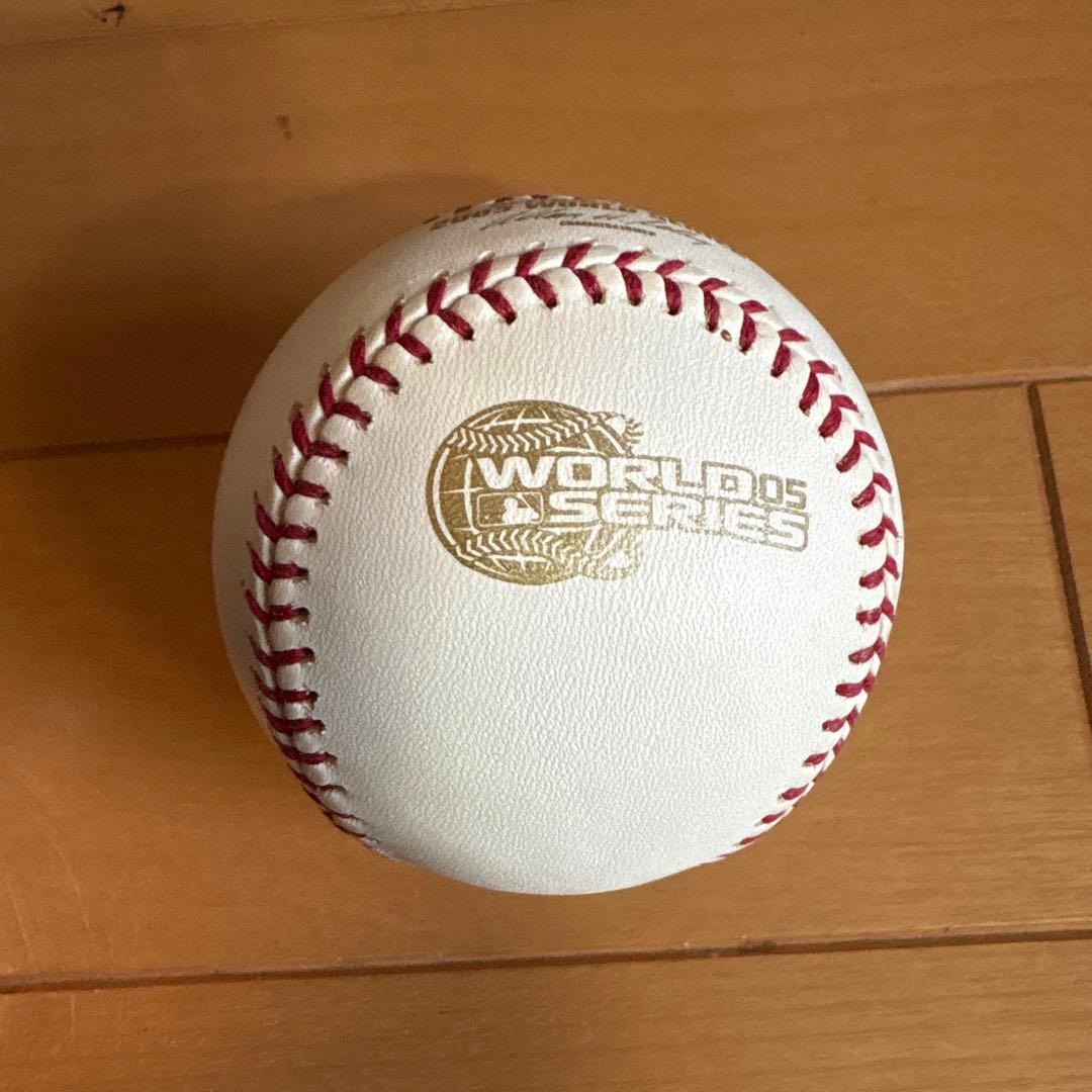 MLBワールドシリーズ2005年記念球　シカゴホワイトソックス　箱付き　井口資仁