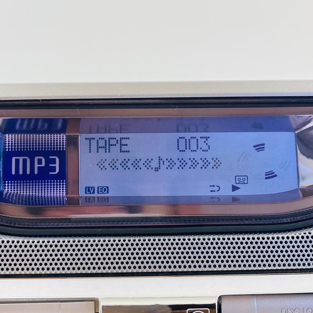 Panasonic RX-MDX80 CD MD カセットラジカセ シルバー