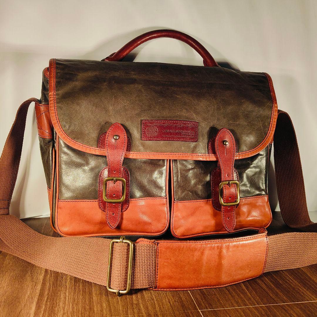 【極艶コードバン×ホースハイド】総馬革高級ビジネスバッグ　2way 日本製正規品