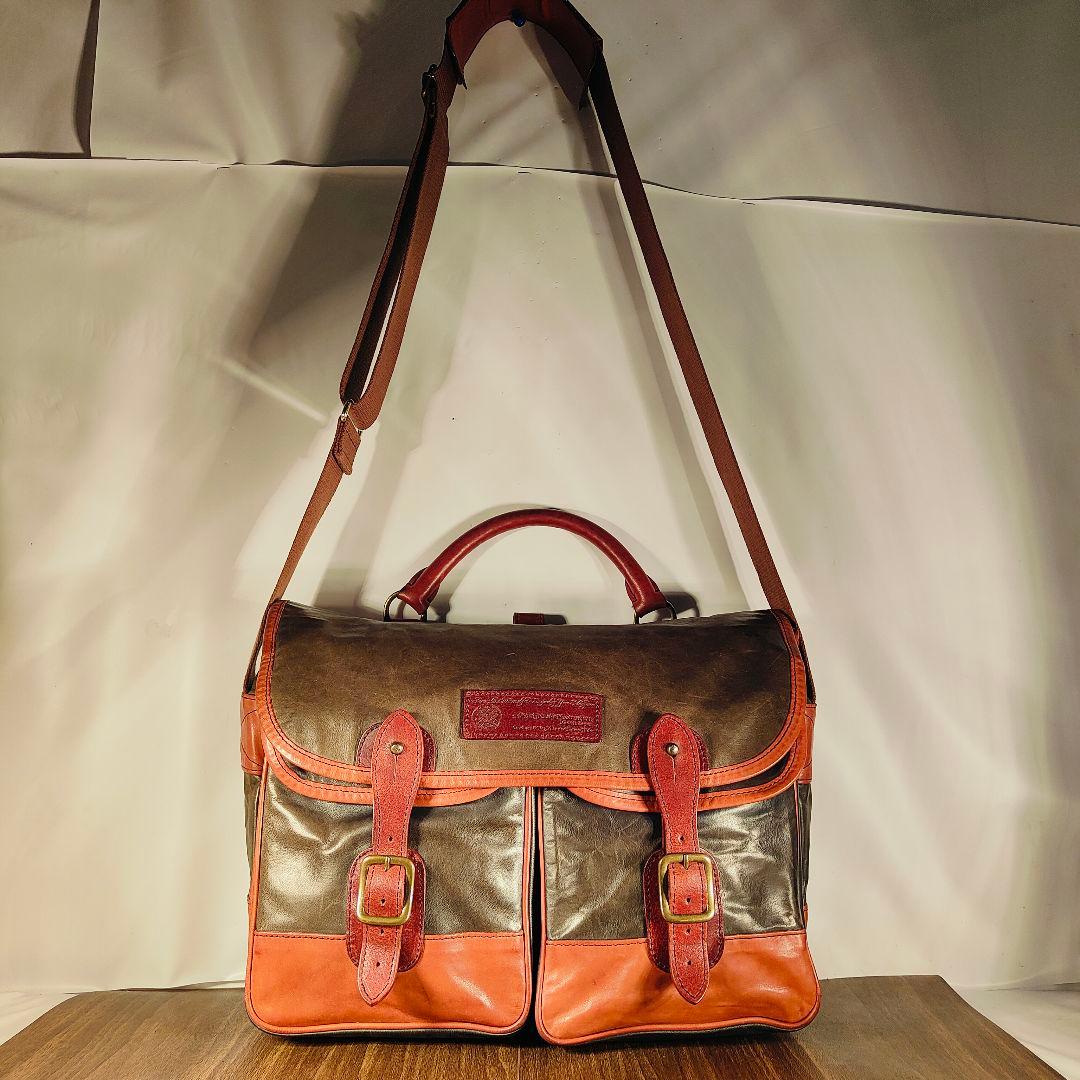 【極艶コードバン×ホースハイド】総馬革高級ビジネスバッグ　2way 日本製正規品