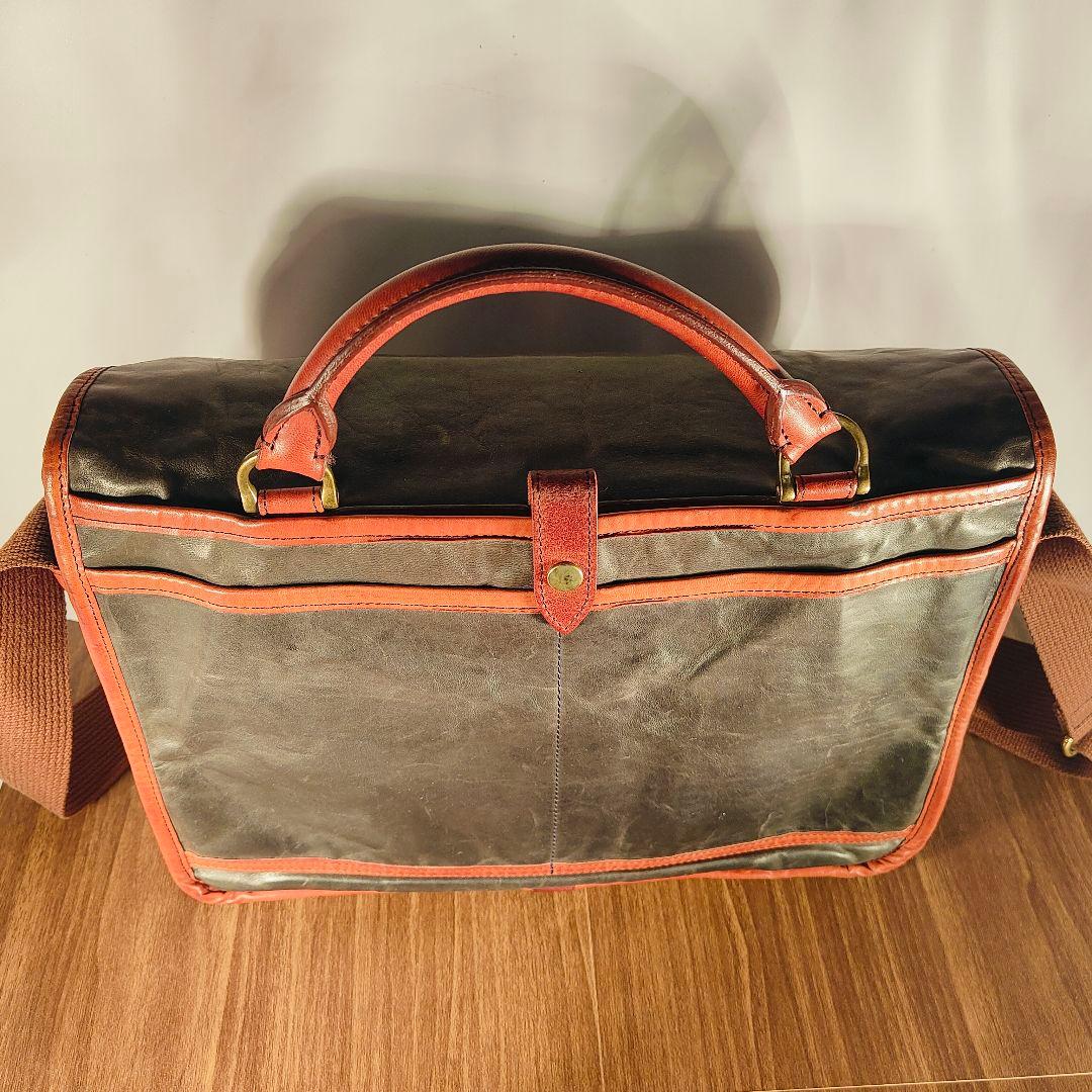 【極艶コードバン×ホースハイド】総馬革高級ビジネスバッグ　2way 日本製正規品