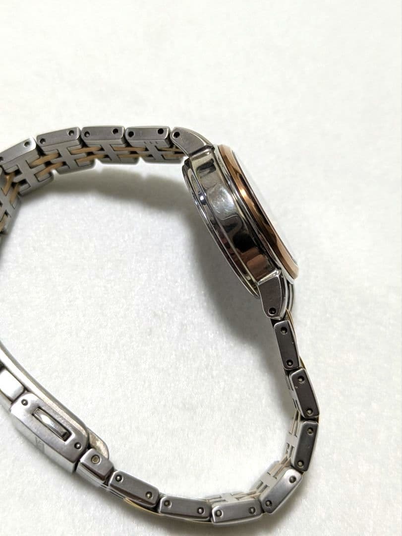 ✨電波ソーラー✨美品SEIKO EXCELINE 腕時計 9Pダイヤ セイコー