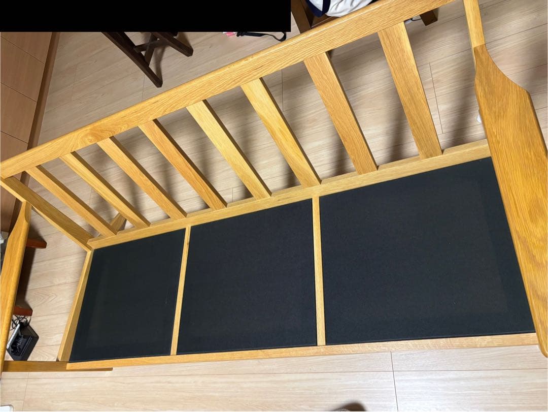 定価約18万　unico(ウニコ) VISKA(ヴィスカ)木製3人掛けソファー