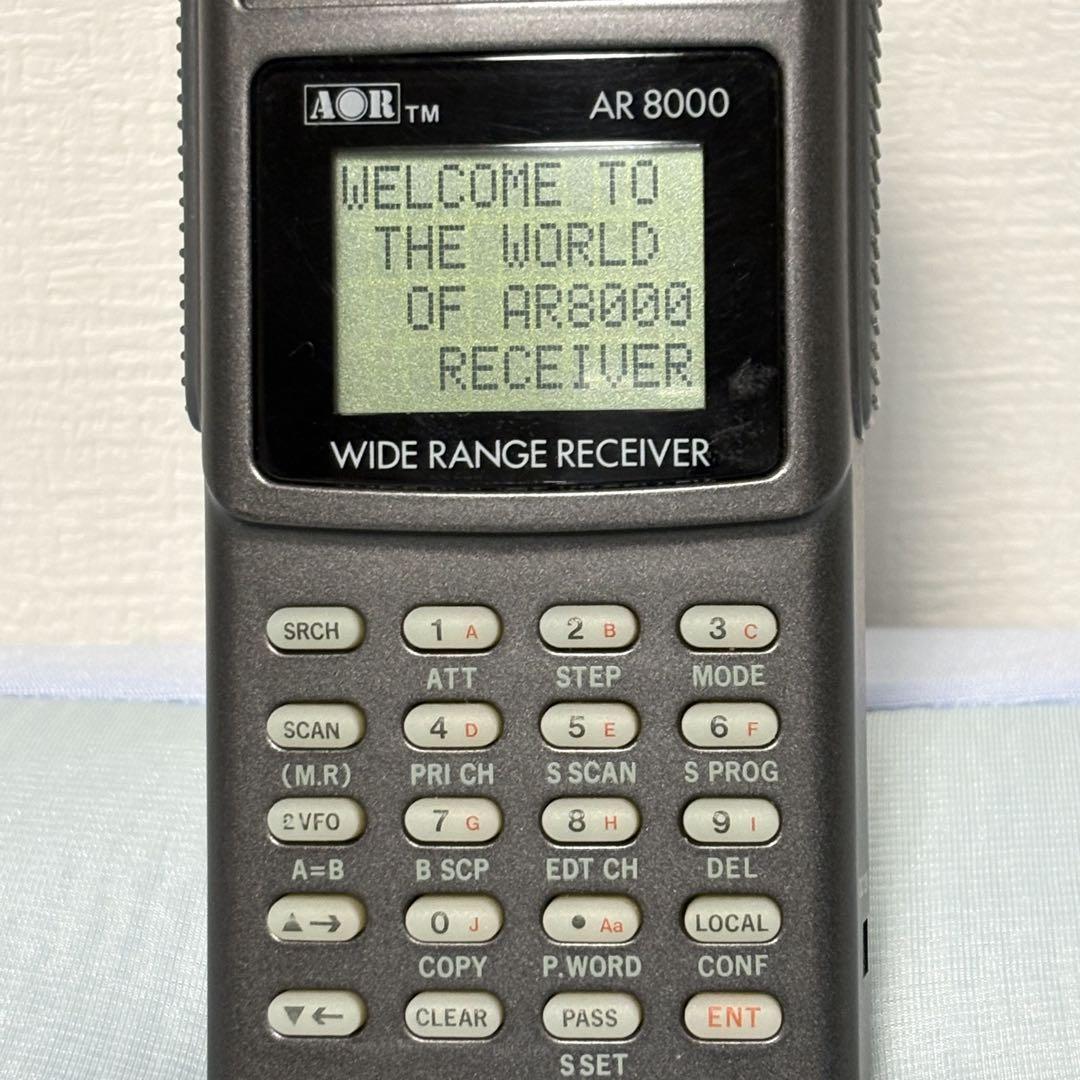 AOR AR8000 ワイドバンドレシーバー ＋ AH-210R ロッドアンテナ