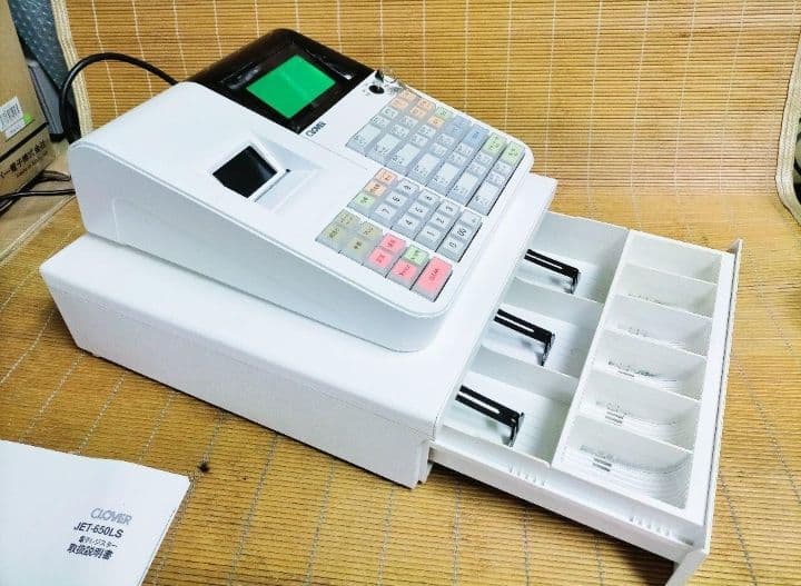 クローバーレジスター　JET-650LS　設定無料PC連携　送料込　330113