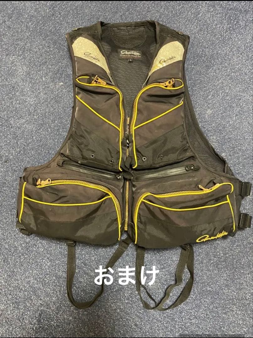 【がまかつ】 ゴアテックスレインスーツ GM-3412 上下セット LLブラック