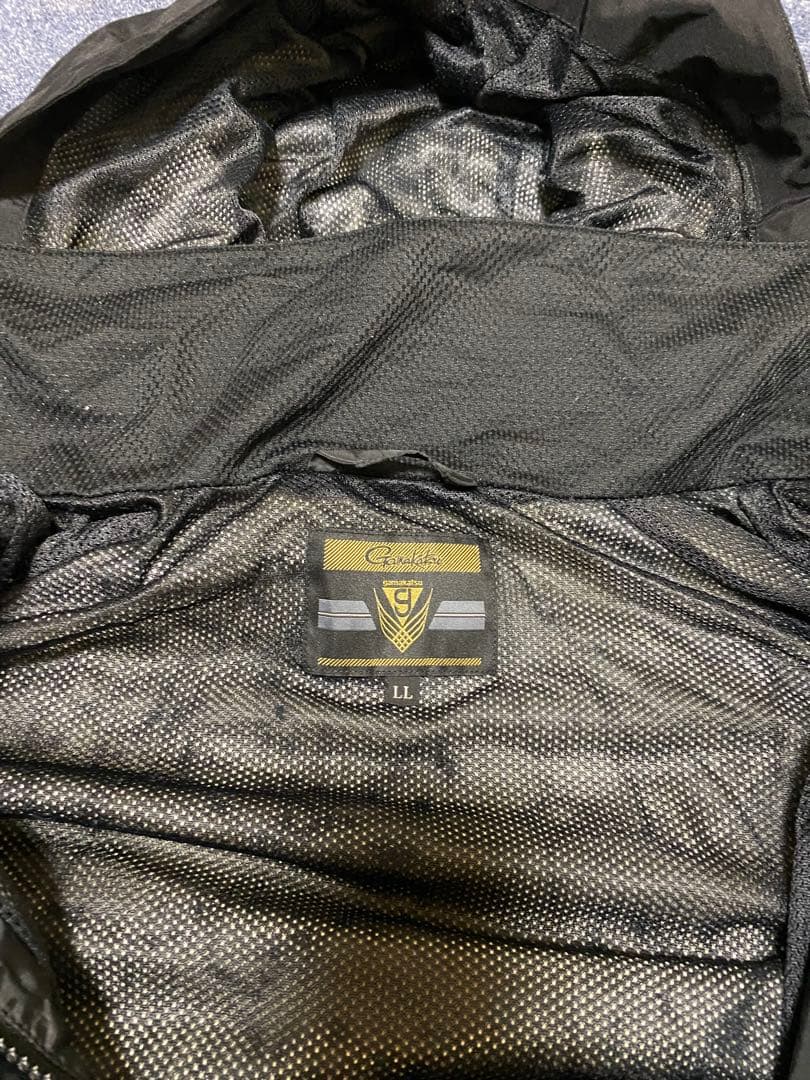 【がまかつ】 ゴアテックスレインスーツ GM-3412 上下セット LLブラック