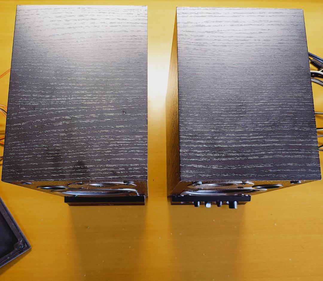 ONKYO WAVIO GX-D90 アンプ内蔵スピーカー　木目調ブラック