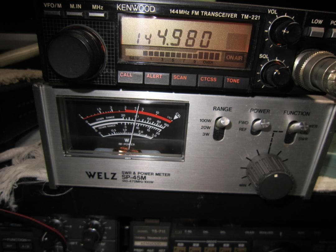 KENWOOD 144MHz FM TM-221S　 HI　40w機　現完動品
