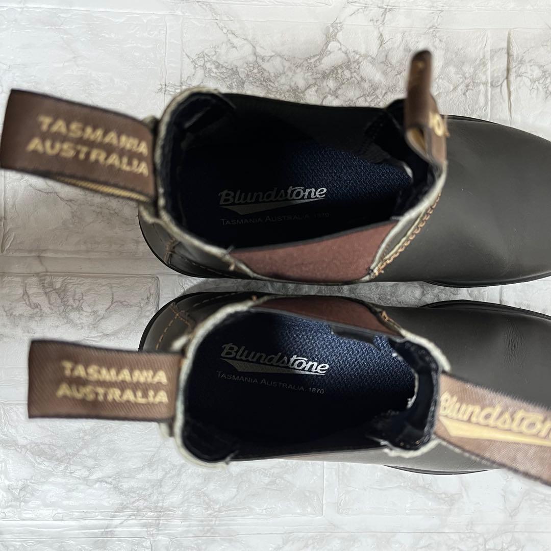 【極美品】blundstone チェルシーブーツ　サイドゴア　23.5-24㎝