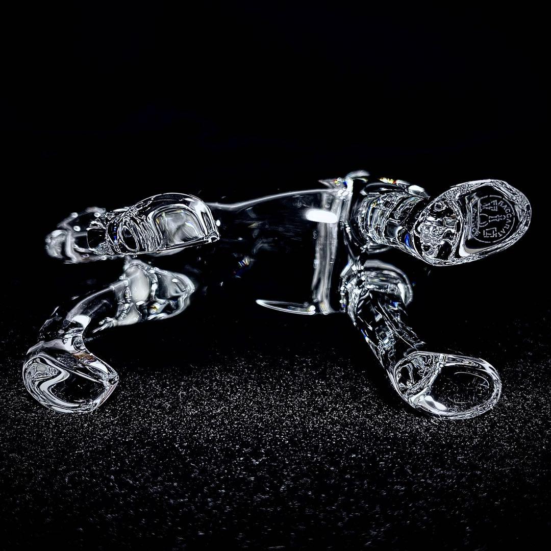 【美品】 Baccarat バカラ クリスタル フィギュリン 犬 干支 戌