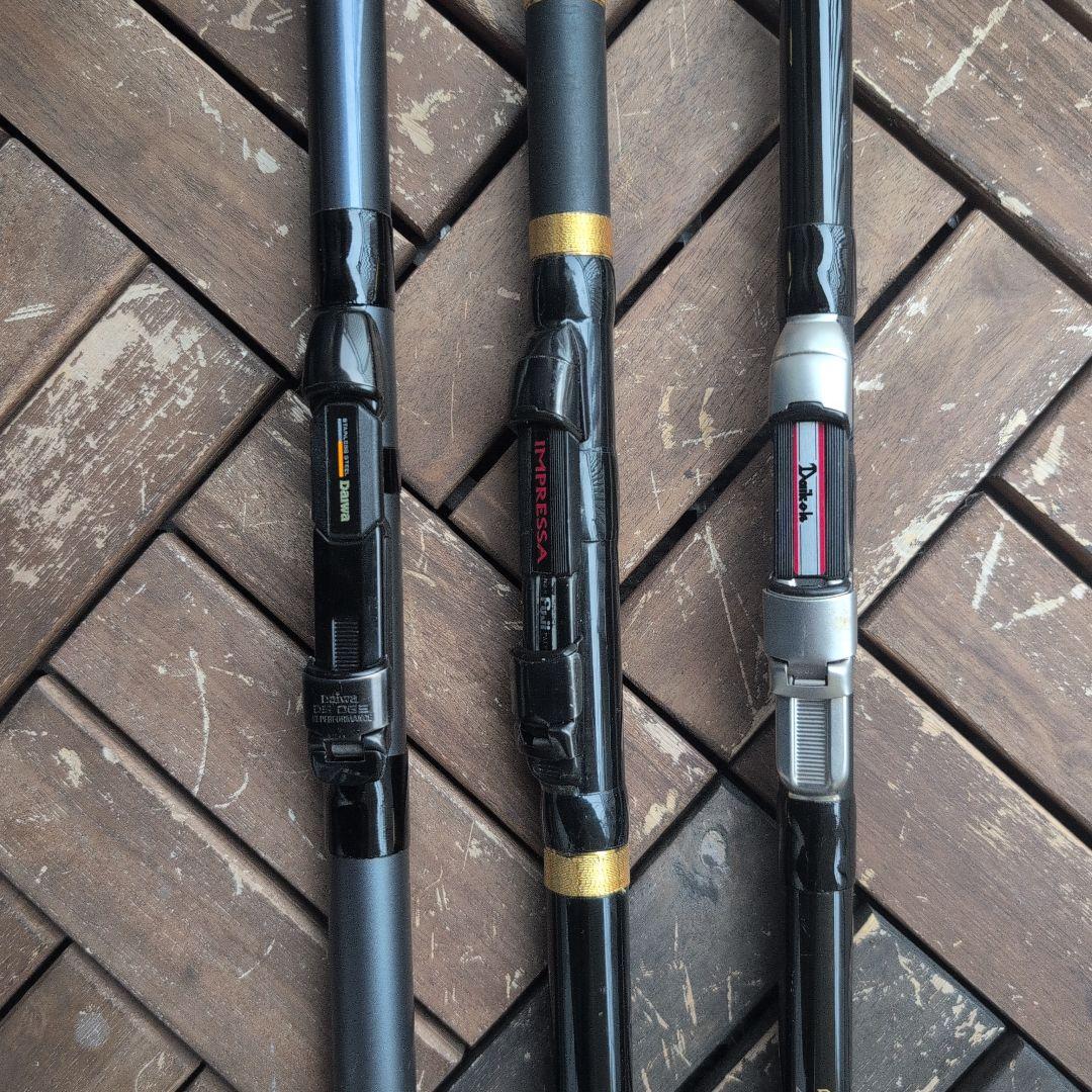 ダイワ HX大島、IMPRESSA、DAIKO 名弓V2磯の3本セット！