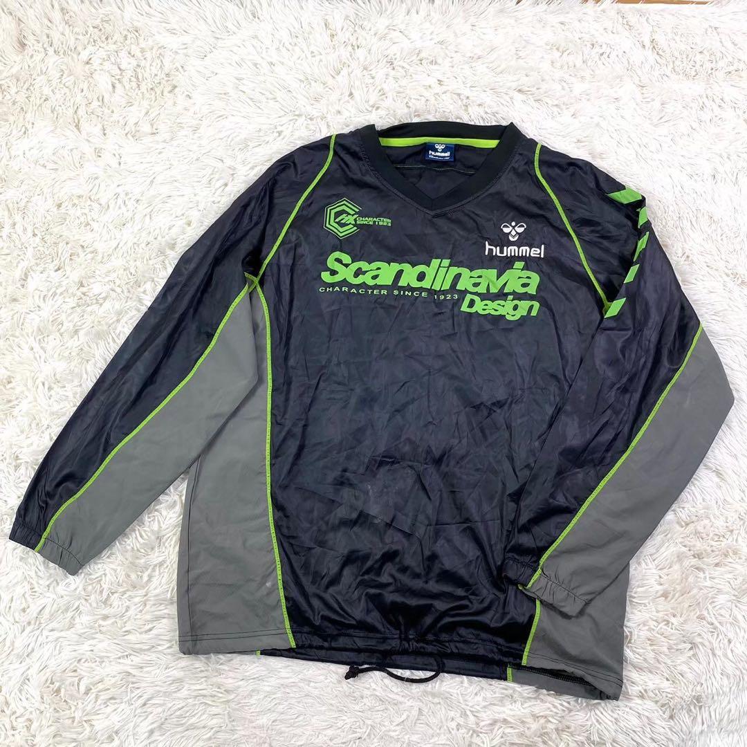 hunmel ヒュンメル サッカーシャツ スポーツシャツ 長袖 Lサイズ
