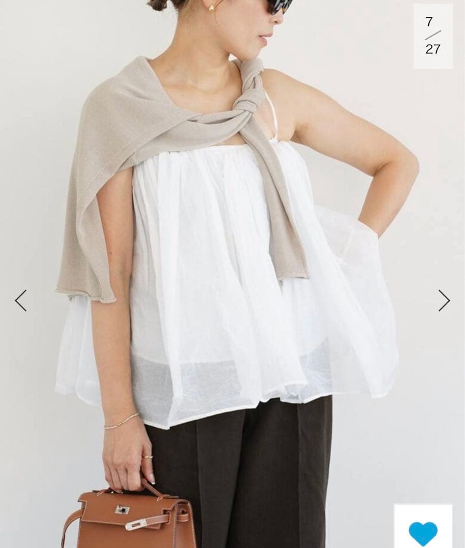 MARILYN MOON/マリリンムーンdramatic cami Blouse